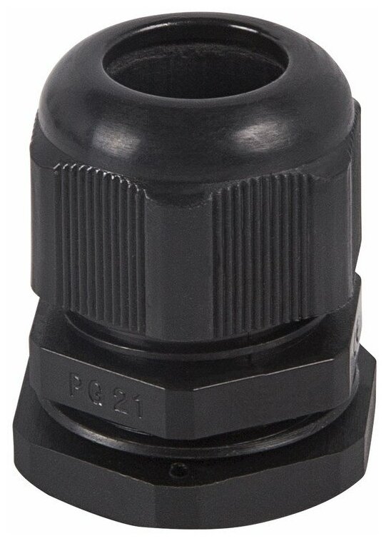 фото Кабельный ввод PG-36 (22-32 мм) черный, 1шт