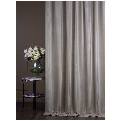 Комплект Штор “Бархат” Светло-Бежевый 150х290 см