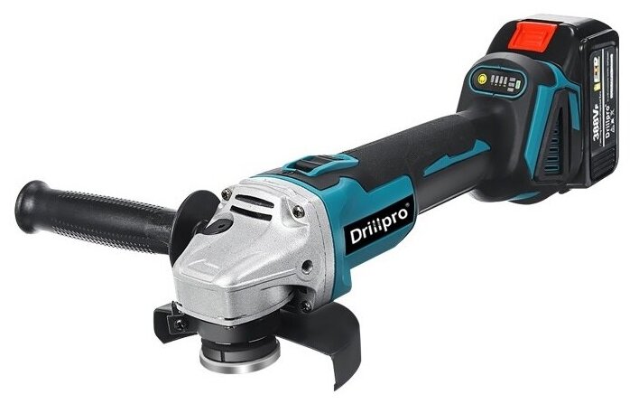 Аккумуляторная УШМ Drillpro 125 мм без АКБ адаптирован к 18V батареи Makita