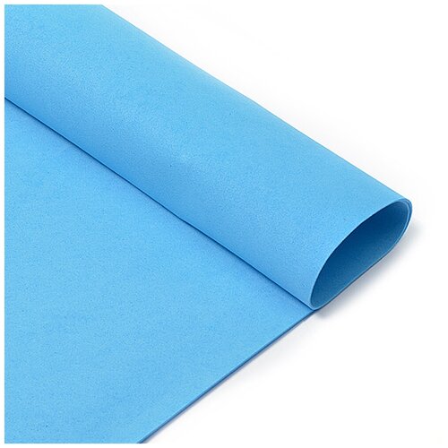 Фоамиран 50х50 см, 1 мм цв. синий