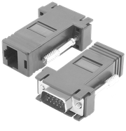 Удлинитель - переходник VGA по витой паре (Cat5/Cat6) 4PR SSDCAM RV-100 2шт.