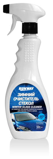 Очиститель стекол зимний Runway спрей 500 мл RUNWAY RW5047 | цена за 1 шт
