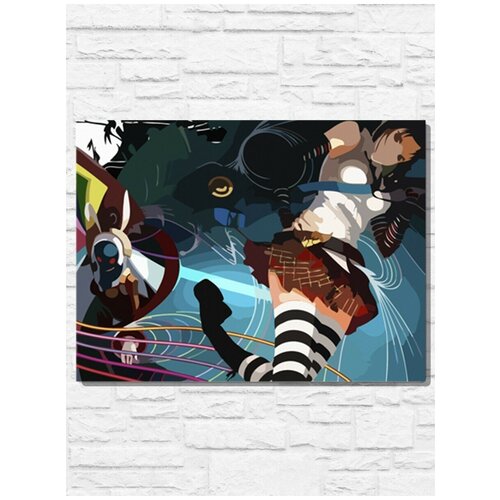 Картина по номерам на холсте игра persona - 9195 Г 30x40