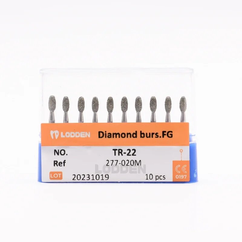 Lodden Diamond Burs FG TR-22, 10 шт