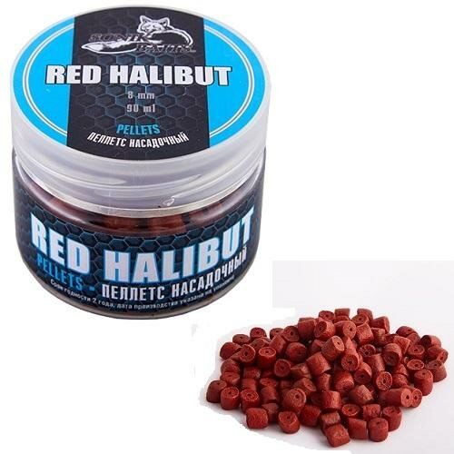 Насадка Гранулы(Пеллетс) 8мм/90мл Red Halibut "Sonic Baits"