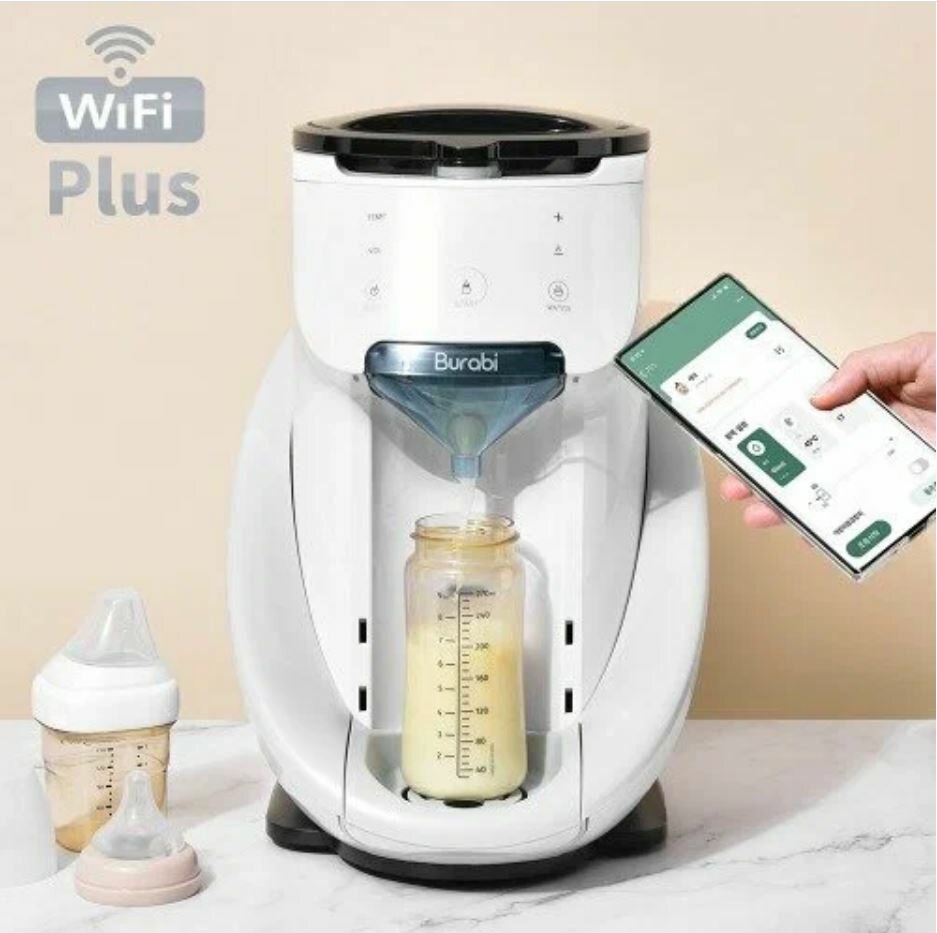 Burabi Plus Milk Maker аппарат для приготовления детской молочной смеси с функцией управления со смартфона