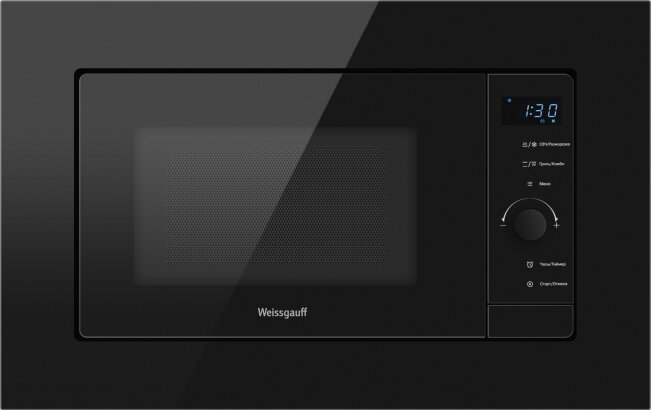Встраиваемая микроволновая печь уценённая Weissgauff HMT-620 BG Grill (34542)