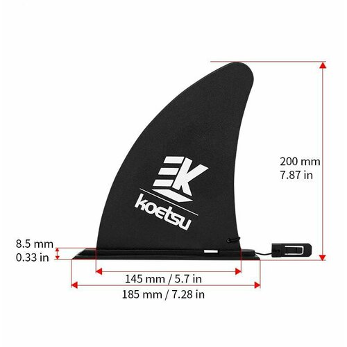 Плавник Киль для Sup (fin) доски 9 (21,5см) плавник киль для sup fin доски 4 18 3см