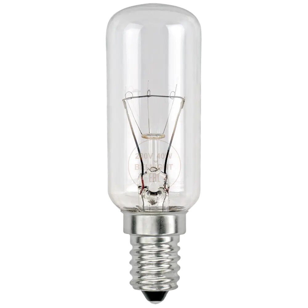 Лампа накаливания Bellight E14 230 В 40 Вт туба 400 лм теплый белый цвет света для диммера