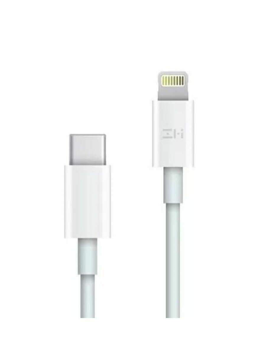 Кабель XIAOMI ZMI, USB Type-C (m), Lightning (m), 1м, MFI, белый [al870c white] - фото №5