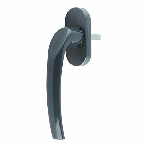 Ручка оконная металлическая серая 1217₽