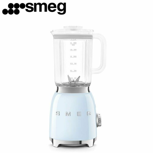 Блендер SMEG BLF03PBEU пастельный голубой ретро 800 Вт 4 режима 15 лит 3199000₽