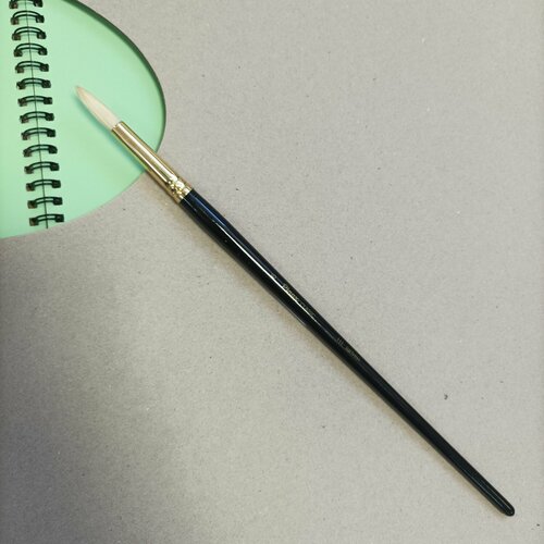 Кисть художественная щетина Classic круглая N 6 длинная ручка Pinax