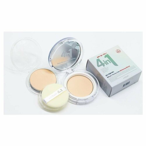 DrCellio Пудра для лица с запасным блоком 4 IN 1 BBOYAN TWOWAYCAKE Whitening 21 SPF28PA 1482₽