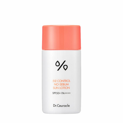 DrCeuracle Солнцезащитный лосьон для лица и тела 5 Control No-Sebum Sun Lotion SPF50 PA 50 мл 4990₽