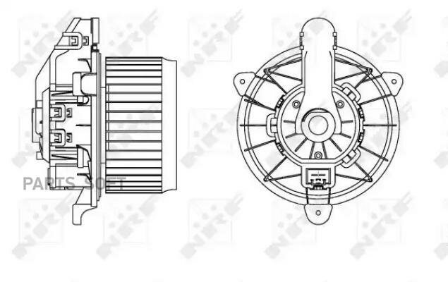 NRF 34166 Вентиятор саона