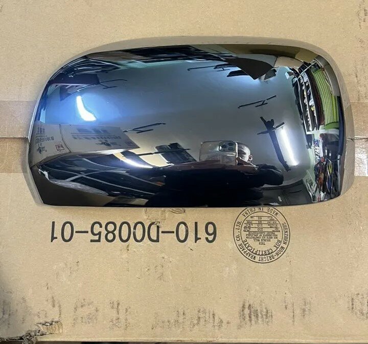 Крышка накладка зеркала хром левая Паджеро 4