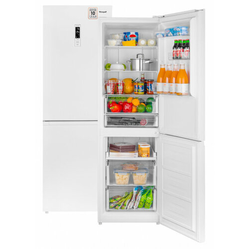 Отдельностоящий холодильник с инвертором Weissgauff WRK 185 Total NoFrost Inverter White 4934000₽