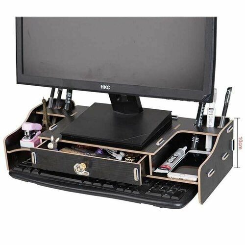 Подставка под монитор на рабочий стол настольный органайзер для монитора ноутбука моноблока 1590₽