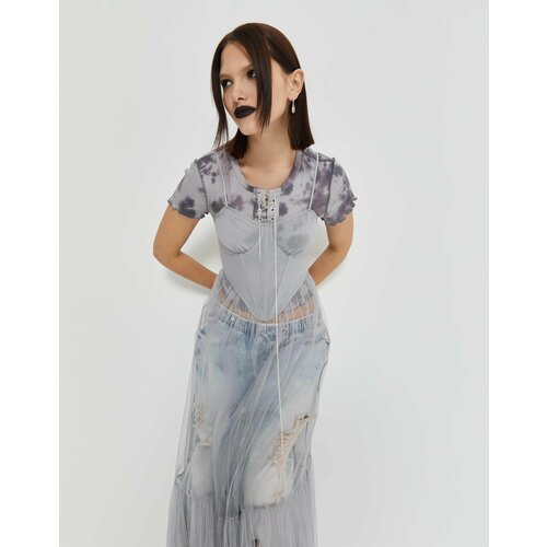 фото Платье gloria jeans, размер 10-12л/146-152, серый