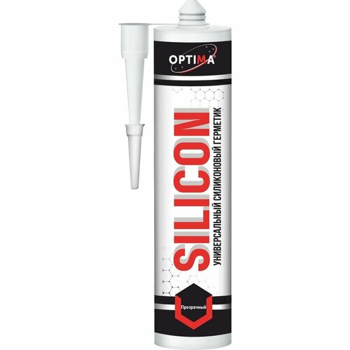 Универсальный силиконовый герметик Optima SILICON силиконовый герметик liquimoly silicon dichtmasse schwarz черный 0 2 л 6185