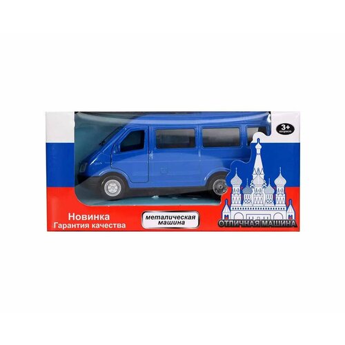 Машинка игрушечная - TCC1815-4 ГАЗель, 1:43 (17 см), со светом и звуком, инерционная, 1 шт бульдозер kid rocks с инерционным механизмом со звуком и светом масштабная модель 1 12 арт ab 2125