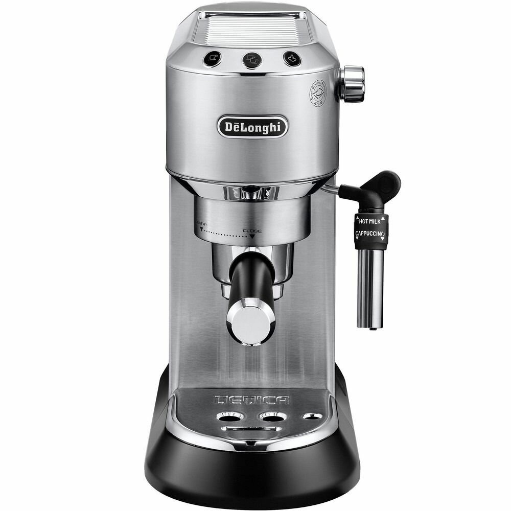 Кофеварка рожковая DeLonghi EC685. M, нержавеющая сталь, с капучинатором