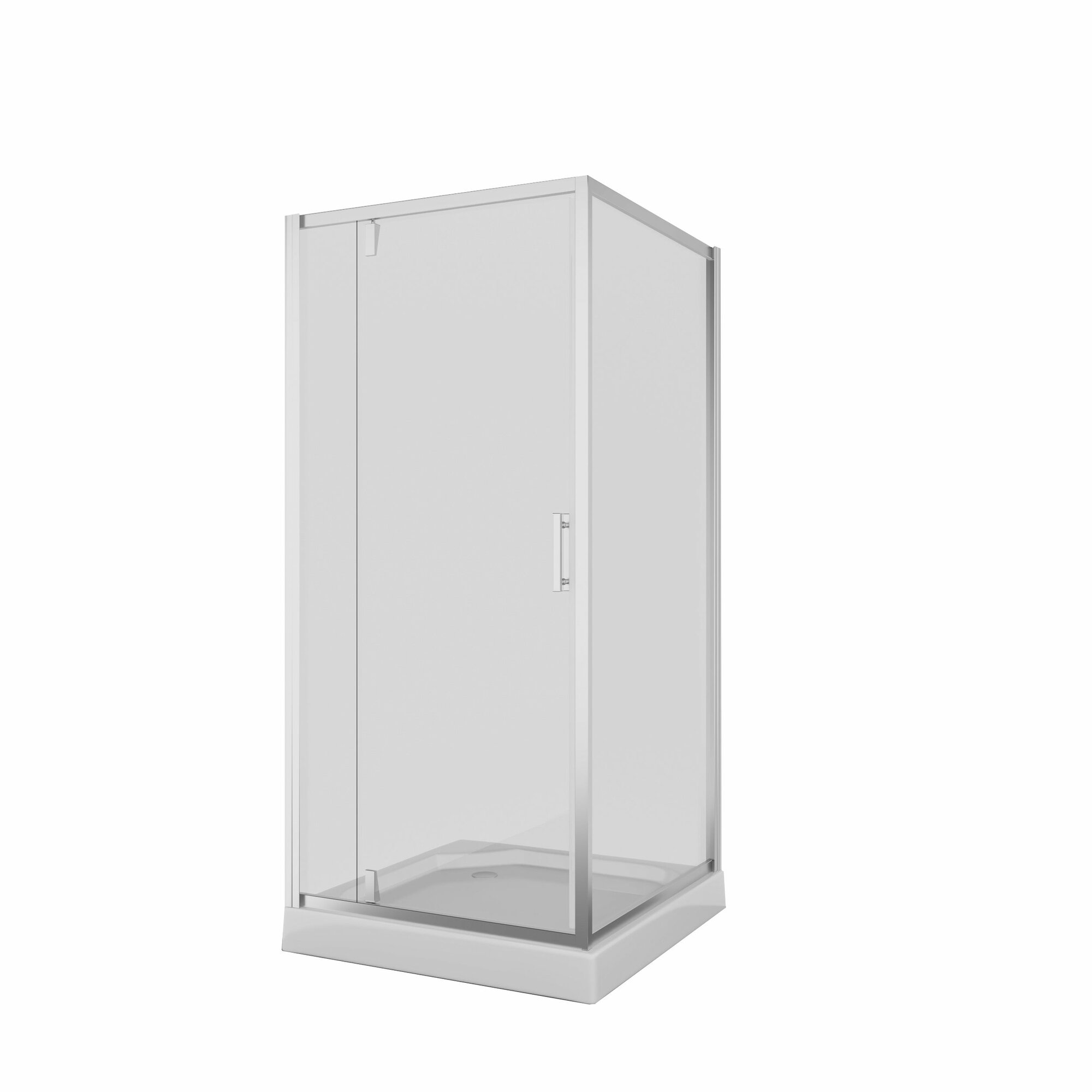 Душевое ограждение Niagara Nova NG-6601-08 Black 90x90x190 прозрачное стекло