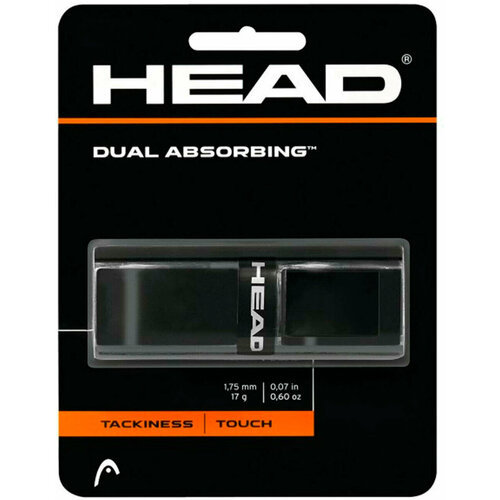 Базовый грип Head Dual Absorbing Grip BK Унисекс цвет черный