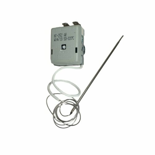 Термостат (терморегулятор) духовки TECASA t50-320C, шток ручки 24 мм, датчик 160 мм, капилляр 900 мм D444056