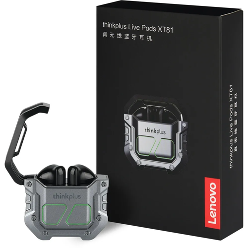 Беспроводные наушники Lenovo XT81 New True Wireless Earbuds черный 1854₽