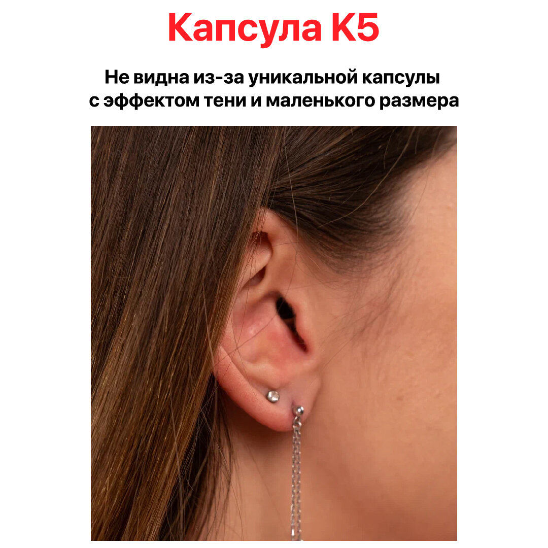 Микронаушник Nano City Беспроводной Капсульный Bluetooth Box Nano с миниатюрной капсулой 4 мм — фото 1