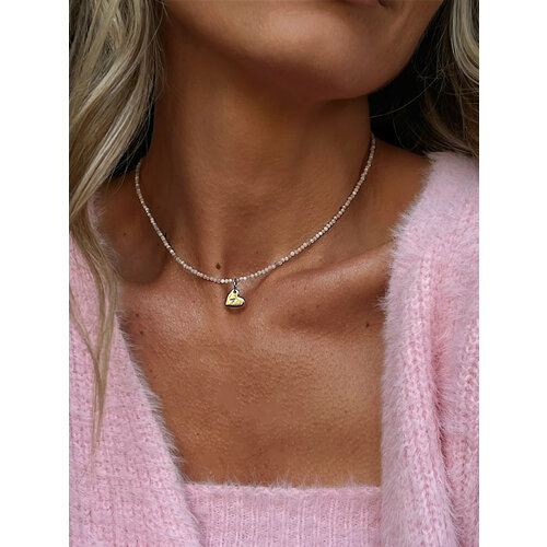 Чокер LU Jewel опал длина 34 см розовый 2554₽