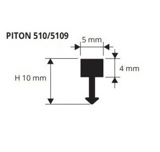 Изображение PROJOINT- Профиль из латуни антик для напольных покрытий. Размер 5x10x2.7 метра. PITOB 510