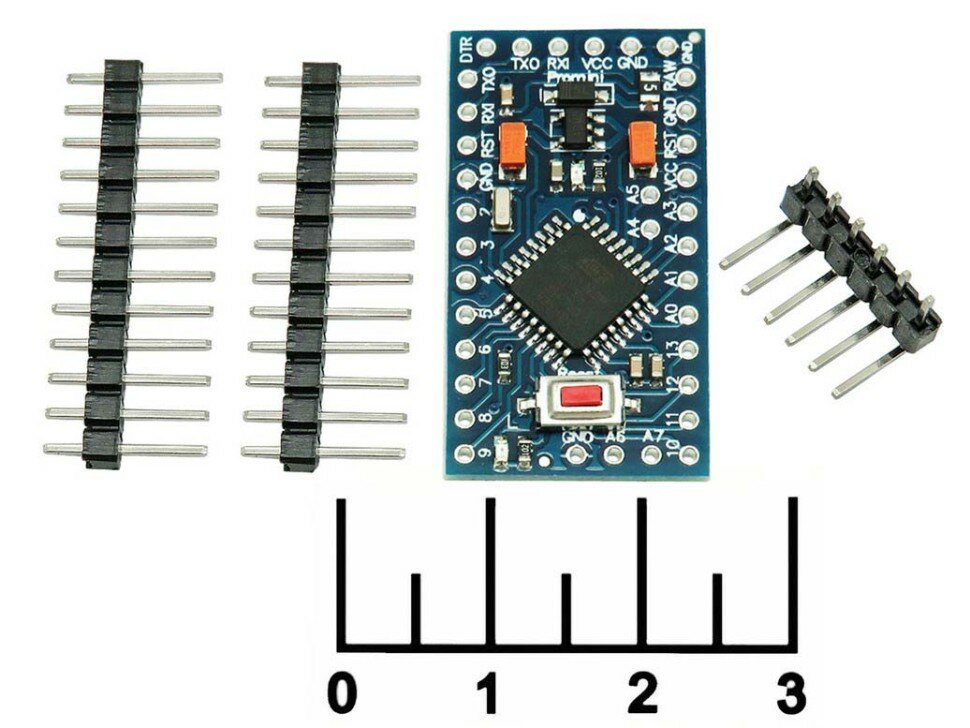 Радиоконструктор Arduino контроллер Pro mini ATMEGA328P