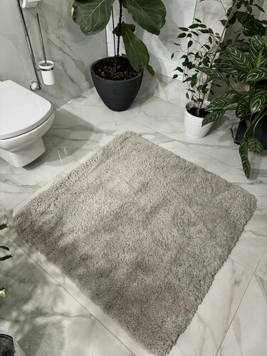 Изображение товара Коврик Natali's Carpets на пол для ванной и туалета Микрофибра 60х90 см