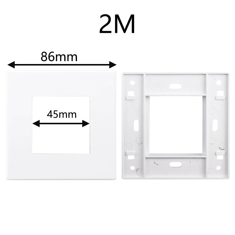 CR1 Series-C Тип USB 3.0 TV CAT6 Интернет-розетка Разъем HDMI DIY Настенная розетка Модуль Настенная розетка Розетка европейского стандарта DIY Розетка питания 2M - 86mm x 86mm