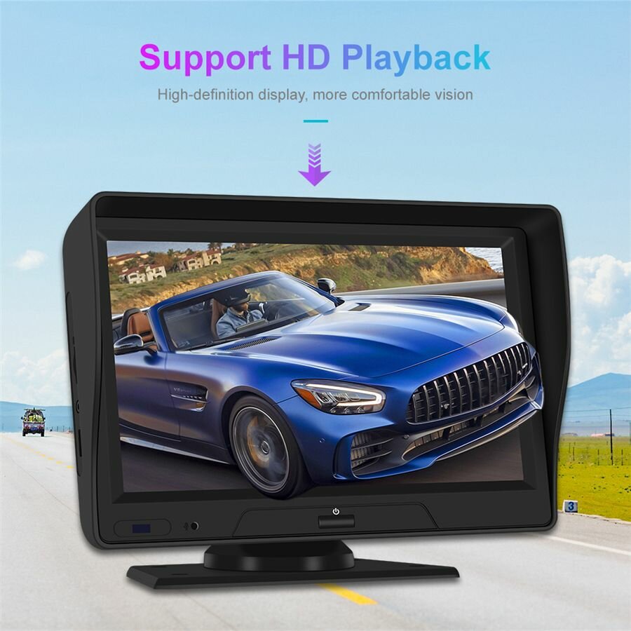 7' Мультимедийный плеер для автомобиля с поддержкой беспроводного CarPlay и Android Auto