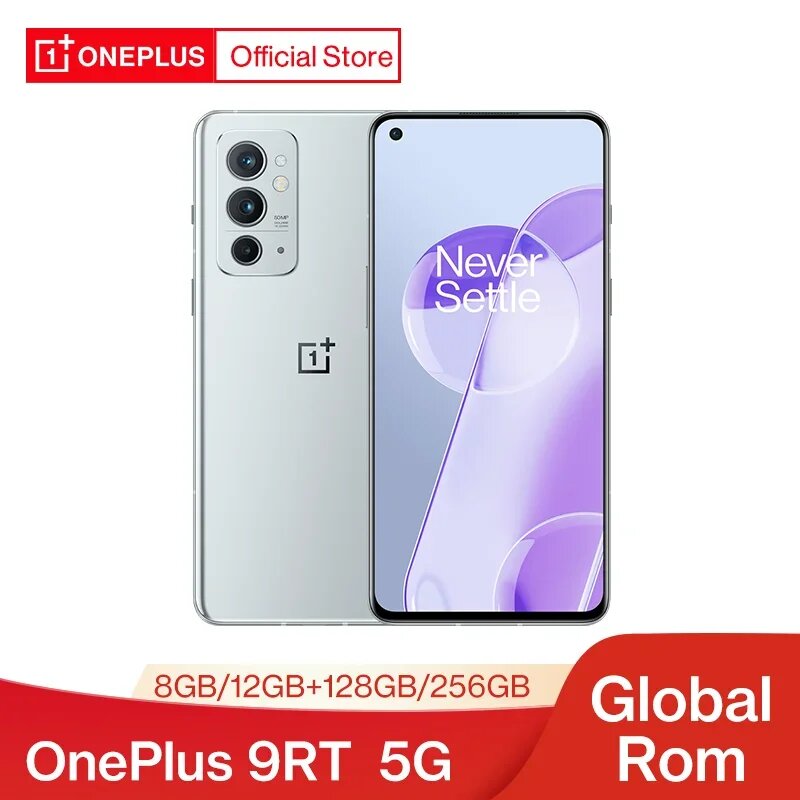 Смартфон OnePlus 9RT Double SIM 8/128 ГБ, Серебристый