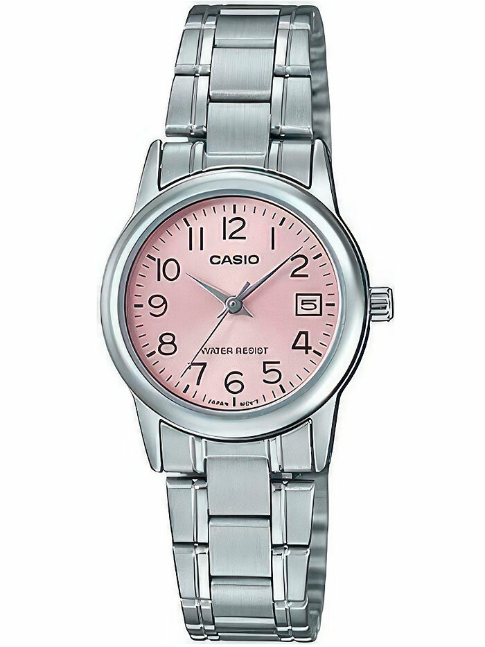Наручные часы CASIO Collection, серебряный, розовый — фото 1