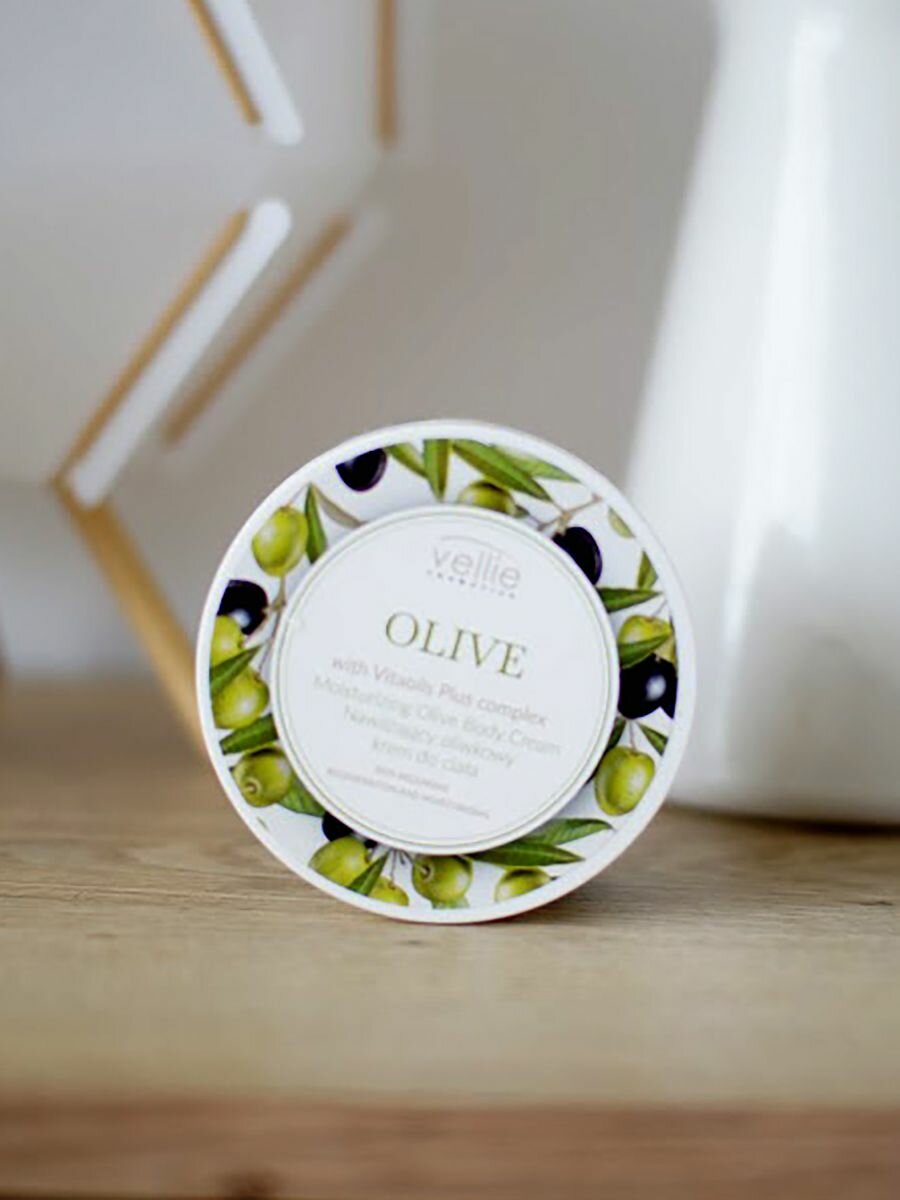 Питательный крем для тела OLIVE с пантенолом и маслом ши, 200 мл — фото 1