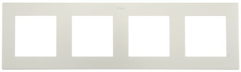 20 шт. Simon 24 Алюминий Рамка 4-постовая 2400640-033