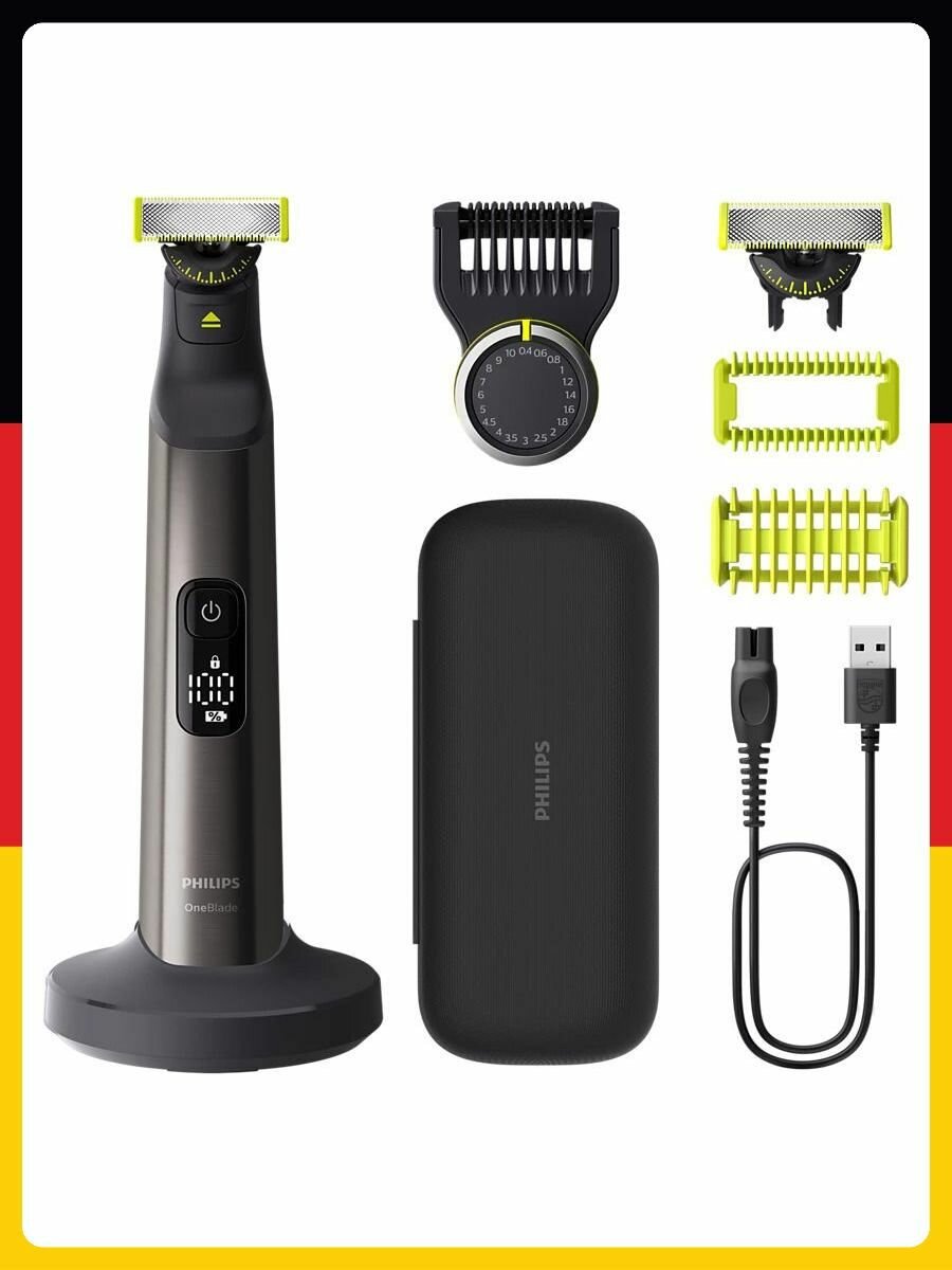 Триммер для бороды и усов Philips OneBlade Pro 360 for face and body QP6652/61