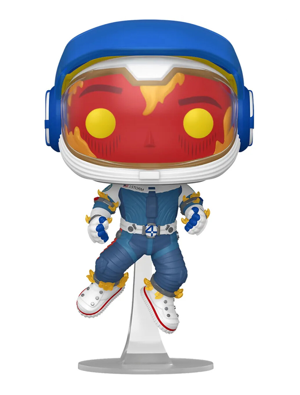 Фигурка Funko POP! Bobble Marvel Fantastic Four FF Human Torch (Exc) (1521)