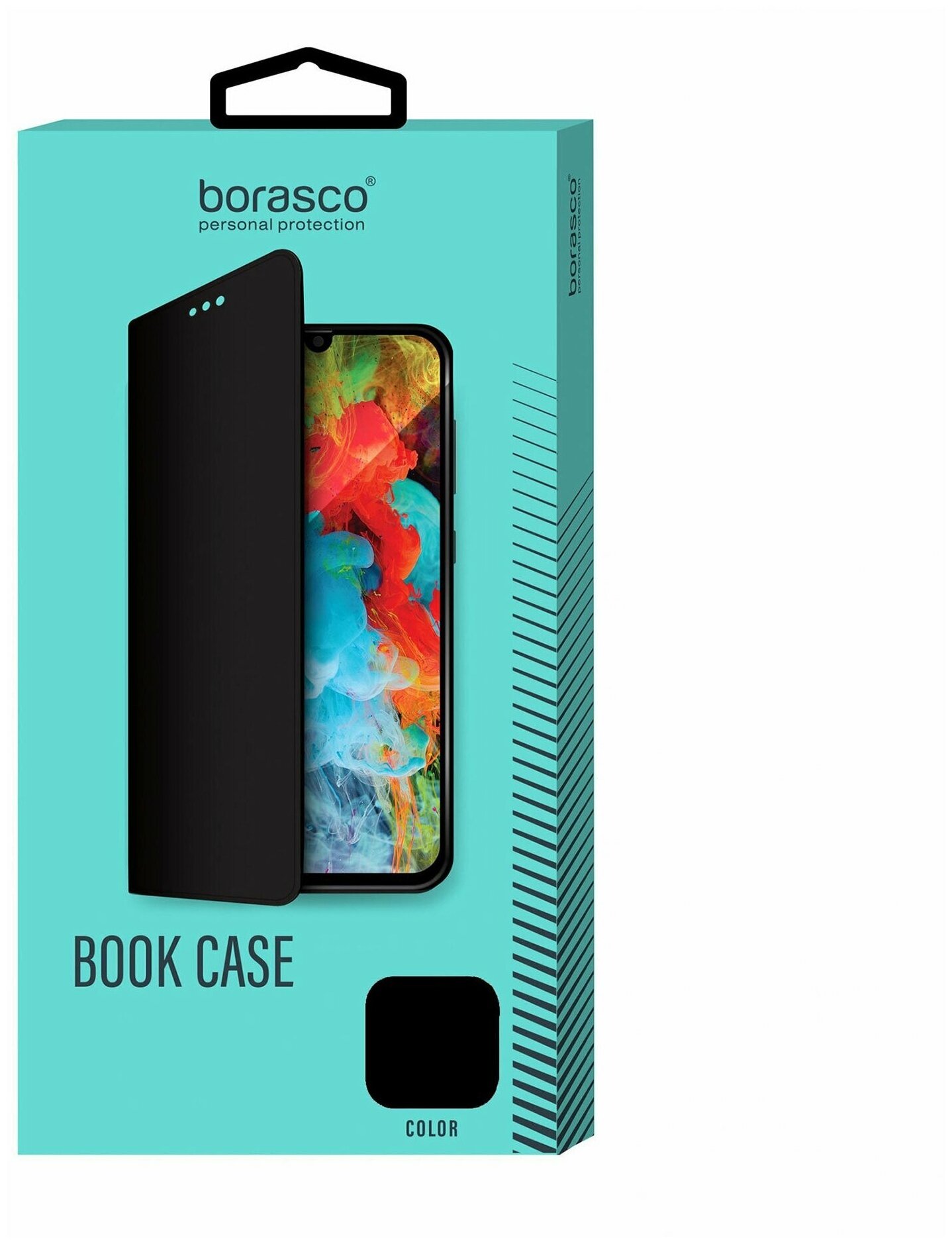 Чехол BoraSCO Book Case для Xiaomi Redmi 9A черный - фото №1
