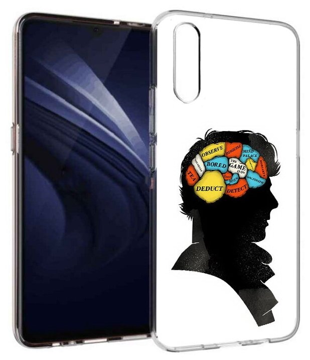 Чехол задняя-панель-накладка-бампер MyPads темный рисунок для Vivo iQOO Neo/Vivo V17 Neo противоударный