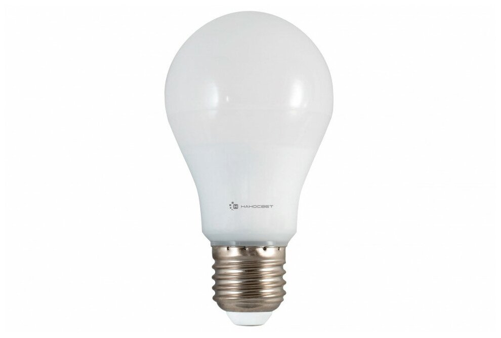 Наносвет Лампа светодиодная Наносвет E27 10W 2700K матовая LE-GLS-10/E27/927 L162 - фотография № 1