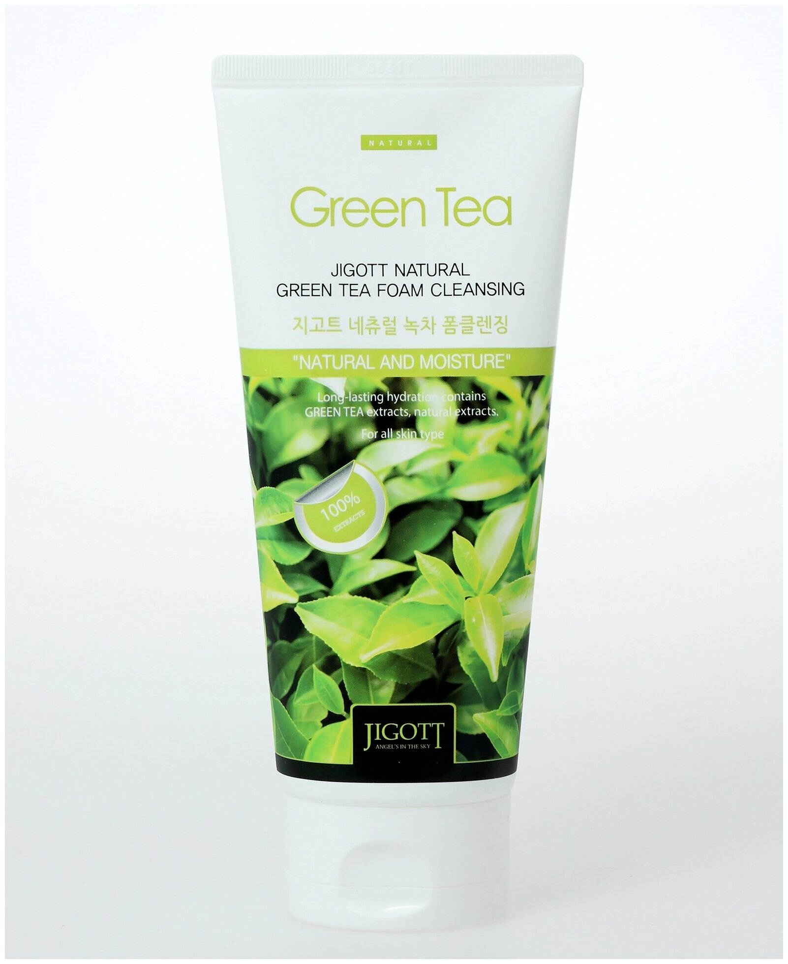 Пенка для умывания с экстрактом зеленого чая Jigott 180мл SKININE COSMETIC - фото №4