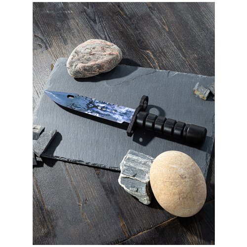 Деревянный штык нож байонет М9 Ber по мотивам игры Solo Leveling, сувенирный нож, нож из дерева в подарок