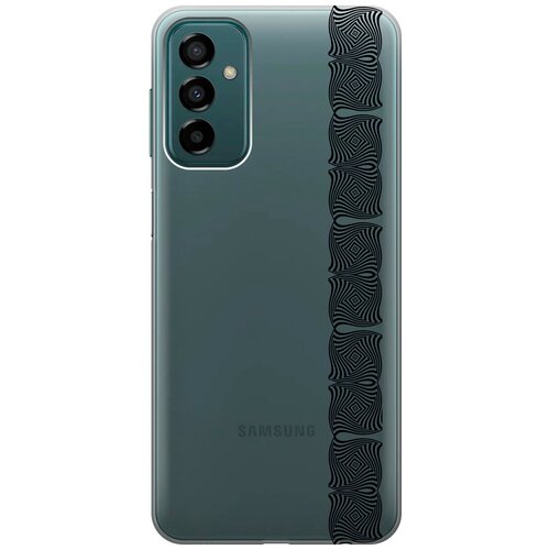 Силиконовый чехол с принтом Illusions (Line) для Samsung Galaxy M23 5G / Самсунг М23 5г матовый soft touch силиконовый чехол на samsung galaxy m23 5g самсунг м23 5г черный